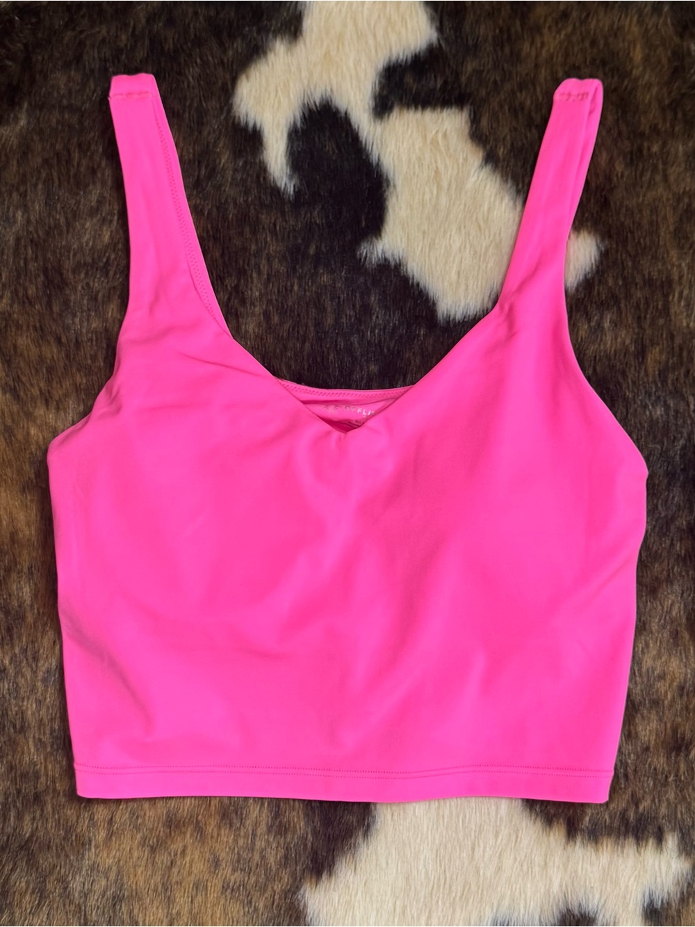 aerie pink crop top